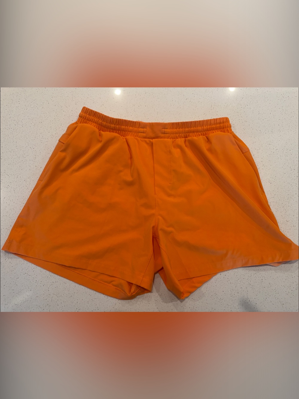 lululemon athletica Men's Orange Swim Trunks